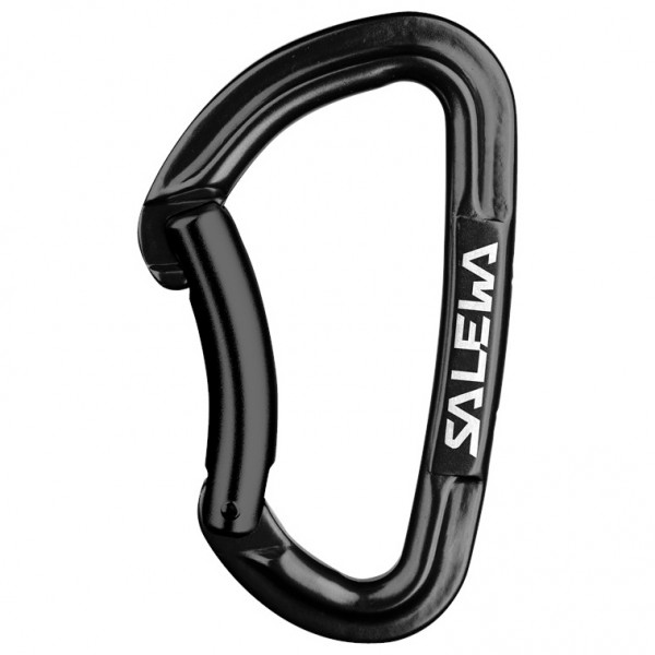 Salewa - Hot G3 Bent Carabiner - Schnappkarabiner Gr One Size grau/schwarz Salewa - Hot G3 Bent Carabiner - Schnappkarabiner Gr One Size grau/schwarz von Salewa