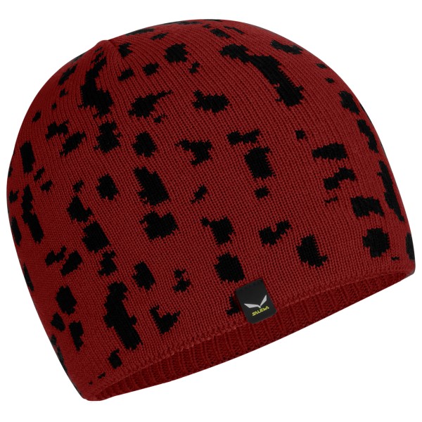 Salewa - Kid's Merino Beanie - Mütze Gr 51 cm rot von Salewa