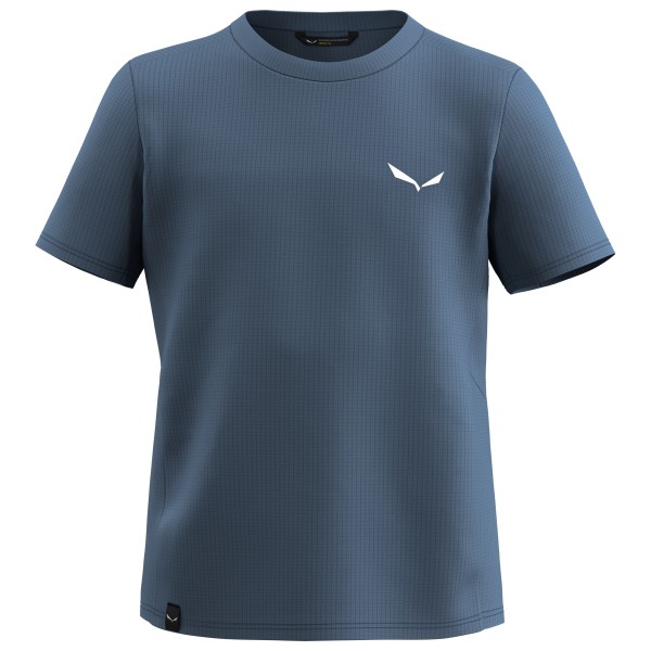 Salewa - Kid's Puez Dry T-Shirt - Funktionsshirt Gr 128 blau von Salewa