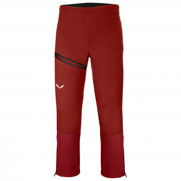 Salewa - Kid's Puez Stormwall Pant - Trekkinghose Gr 128 rot von Salewa