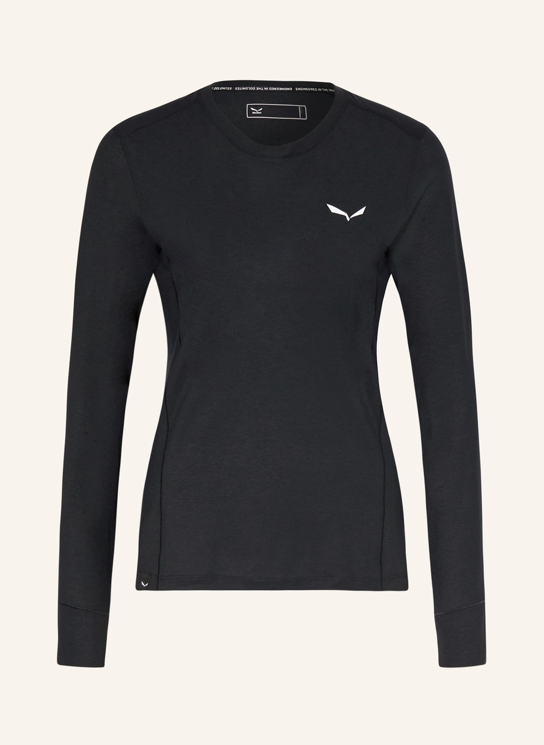 Salewa Longsleeve Puez Dry'ton schwarz von Salewa