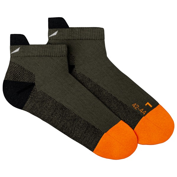 Salewa - MTN TRN All Mountain Low Sock - Wandersocken Gr 39-41 oliv von Salewa