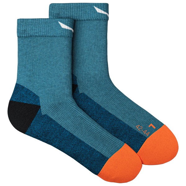 Salewa - MTN TRN All Mountain QRT Sock - Wandersocken Gr 42-44 blau/türkis von Salewa