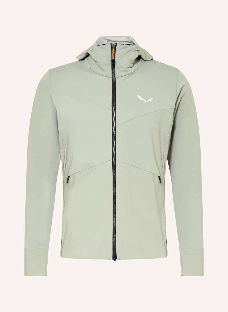 Salewa Midlayer-Jacke Puez Alpine Merino Durastretch grau von Salewa