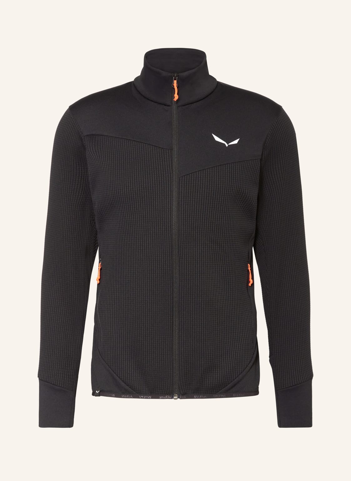 Salewa Midlayer-Jacke Puez Waffle Hybrid Polarlite schwarz von Salewa