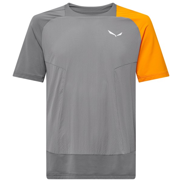 Salewa - NXT Hybrid T-Shirt - Funktionsshirt Gr 46;48;50;52;54 grau;orange von Salewa