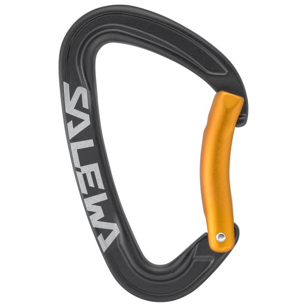 Salewa - Ortles Bent Carabiner - Schnappkarabiner grau von Salewa