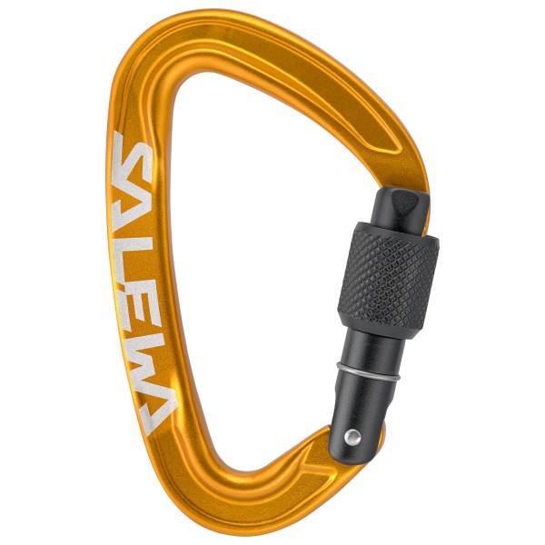 Salewa - Ortles Screw Carabiner - Schraubkarabiner gelb von Salewa