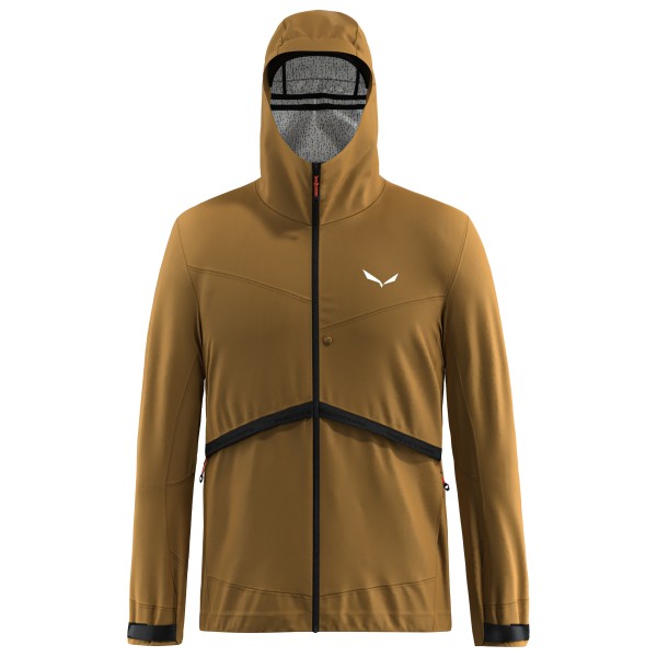 Salewa - Puez PTX Hybrid Jacket - Regenjacke Gr 46;48;50;52;54 braun;grau von Salewa