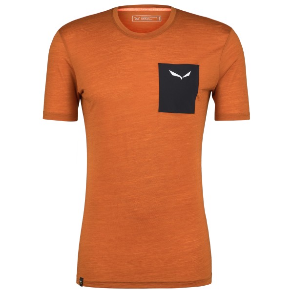 Salewa - Pure Logo Pocket AM - Funktionsshirt Gr L;M;S;XL;XXL blau;orange von Salewa