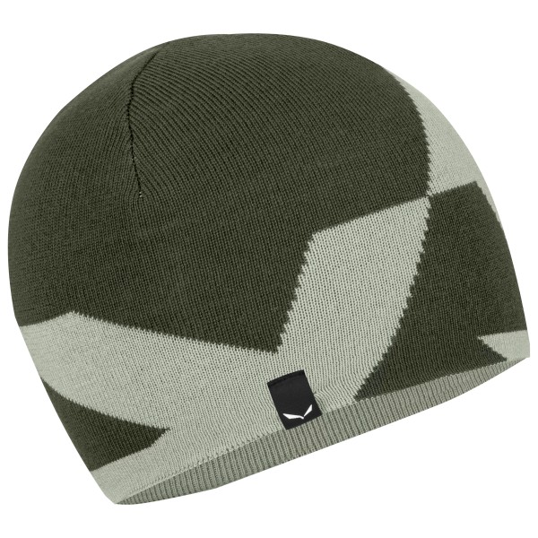 Salewa - Pure Reversible Wool Beanie - Mütze Gr One Size oliv von Salewa