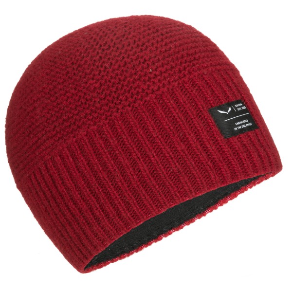 Salewa - Sarner 2 Wool Beanie - Mütze Gr One Size rot von Salewa