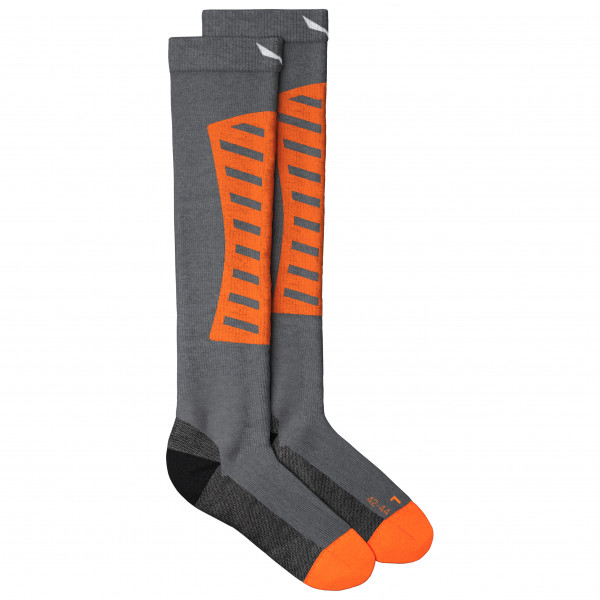 Salewa - Sella Dryback Alpine Merino Sock - Skisocken Gr 39-41 grau von Salewa