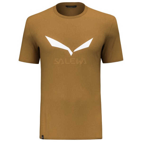 Salewa - Solidlogo Dry T-Shirt - Funktionsshirt Gr 46 - S braun von Salewa