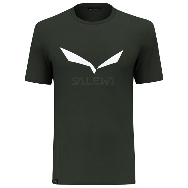 Salewa - Solidlogo Dry T-Shirt - Funktionsshirt Gr 46 - S oliv von Salewa