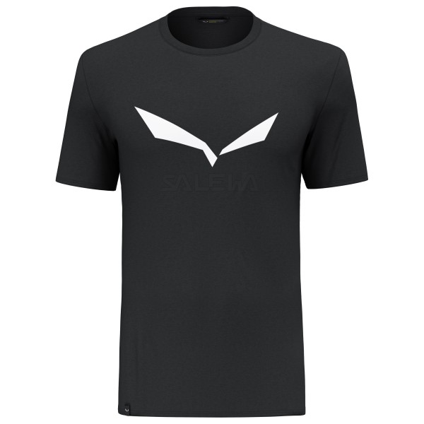 Salewa - Solidlogo Dry T-Shirt - Funktionsshirt Gr 46 - S schwarz von Salewa