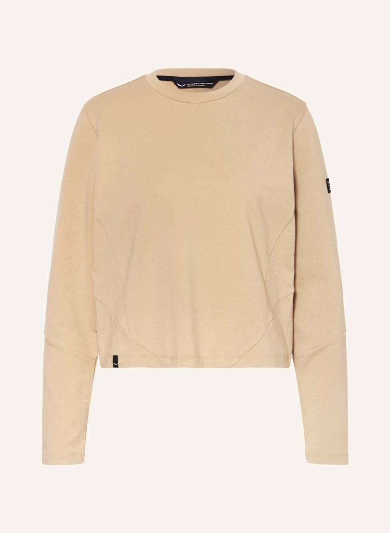 Salewa Sweatshirt Fanes Dry beige von Salewa