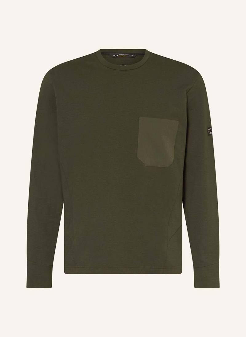 Salewa Sweatshirt Fanes Dry gruen von Salewa