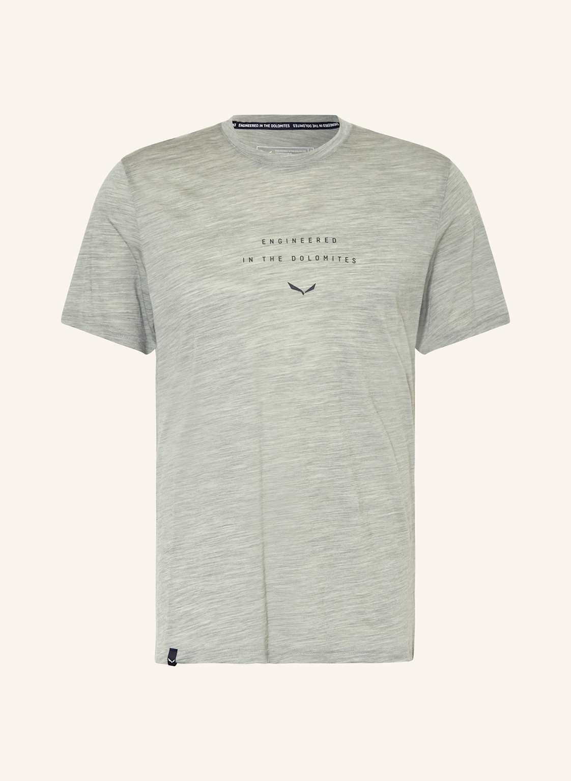Salewa T-Shirt Eagle Eitd Aus Merinowolle grau Salewa T-Shirt Eagle Eitd Aus Merinowolle grau von Salewa