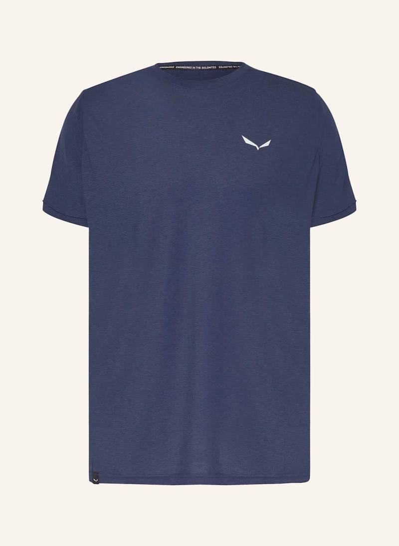 Salewa T-Shirt Puez Dry'ton blau von Salewa