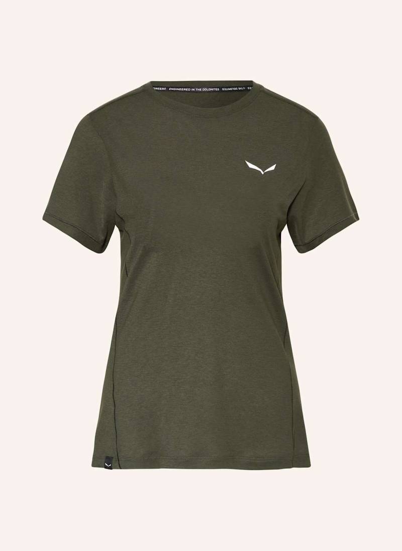 Salewa T-Shirt Puez Dry'ton gruen von Salewa