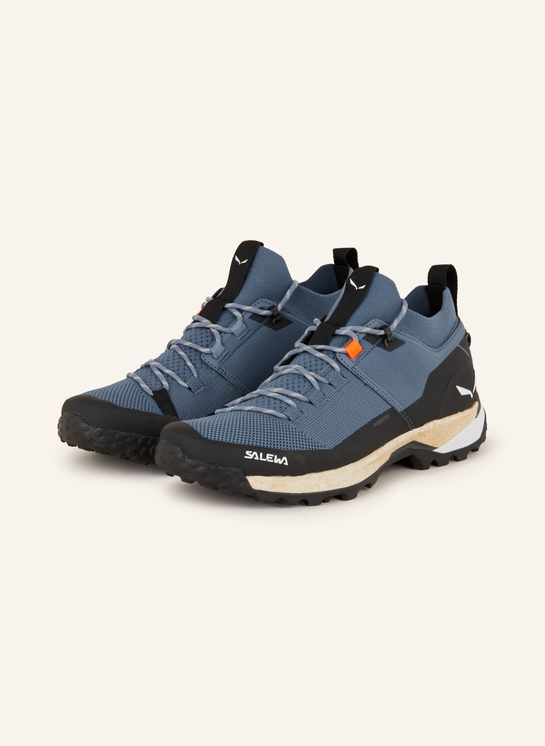 Salewa Trekkingschuhe Puez Knit Powertex blau von Salewa