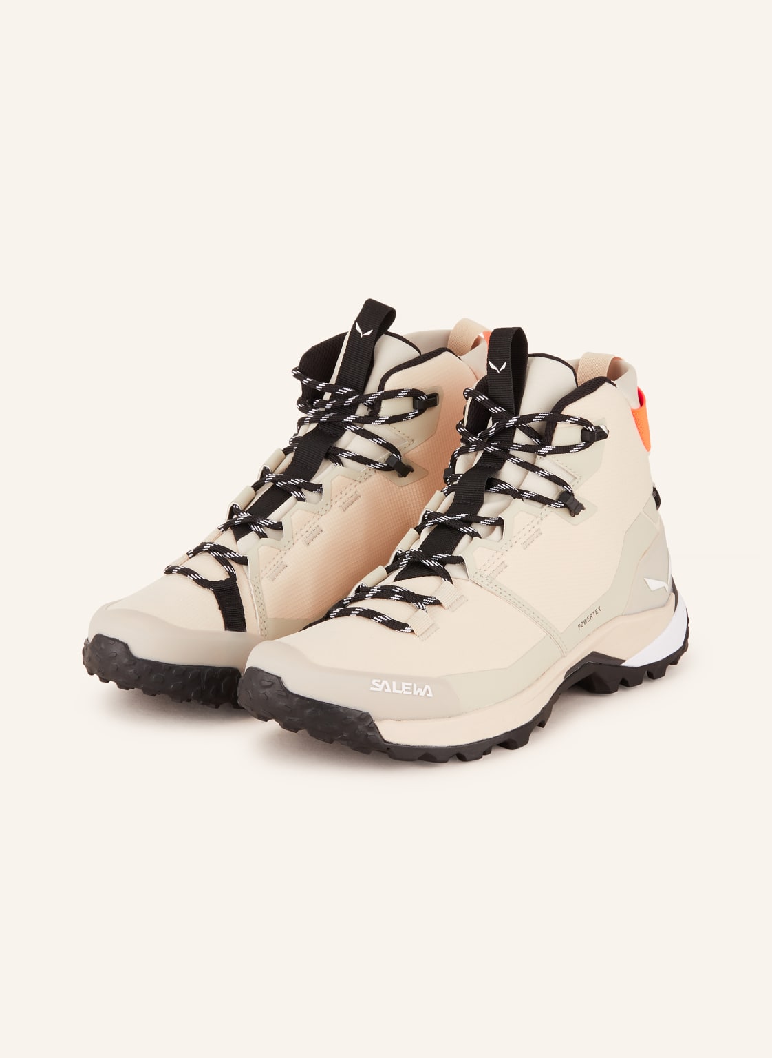 Salewa Wanderschuhe Puez Mid Powertex beige von Salewa