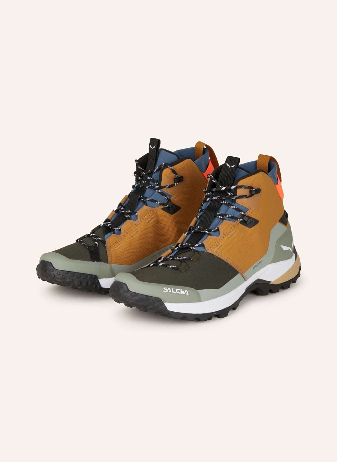 Salewa Trekkingschuhe Puez Mid Powertex braun von Salewa