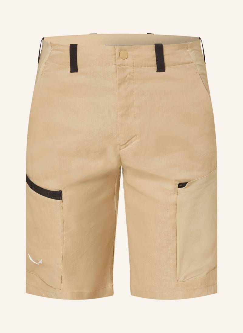 Salewa Trekkingshorts Puez Hemp Durastretch beige von Salewa