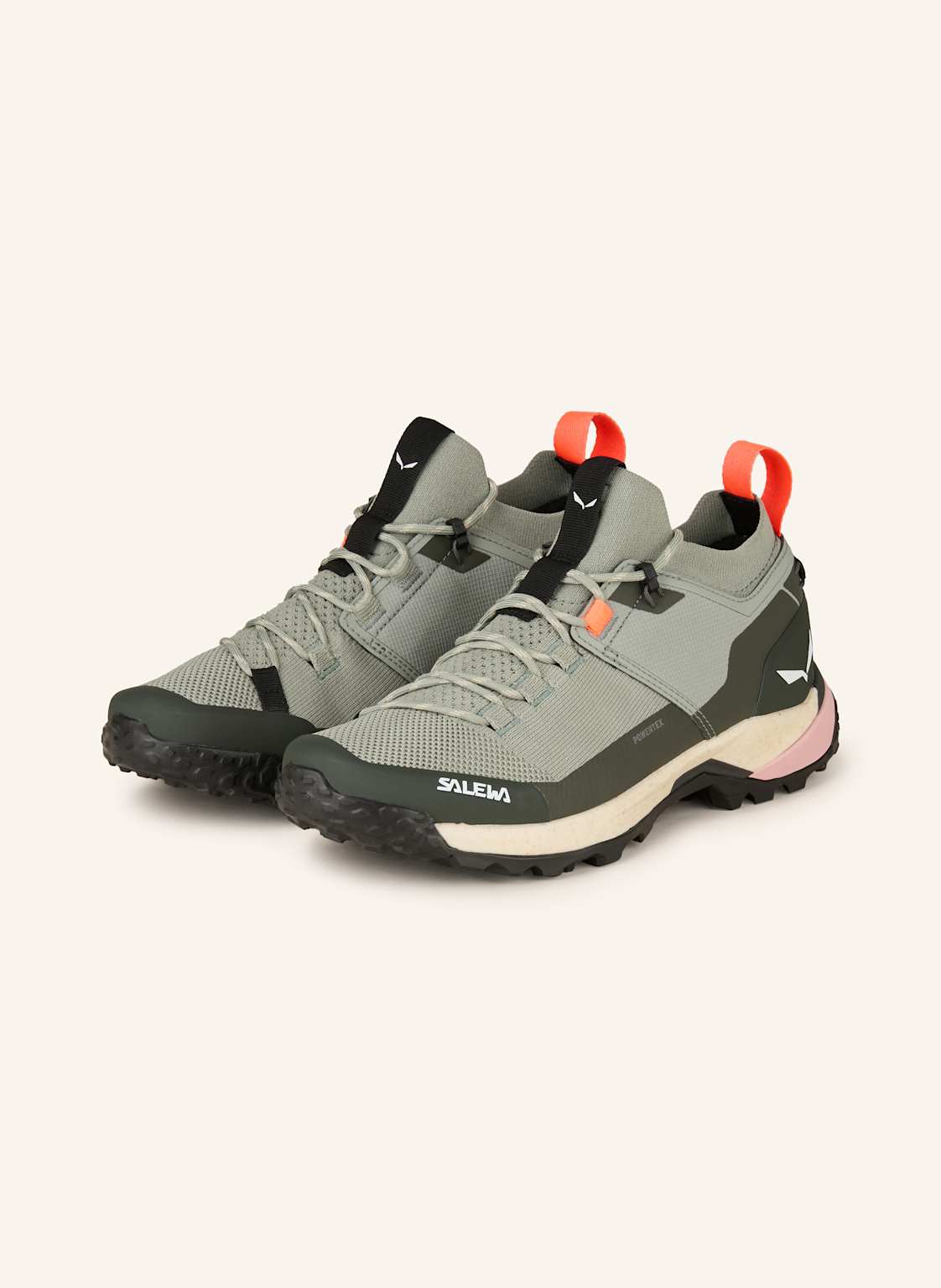 Salewa Wanderschuhe Puez 2 Knit Powertex gruen von Salewa