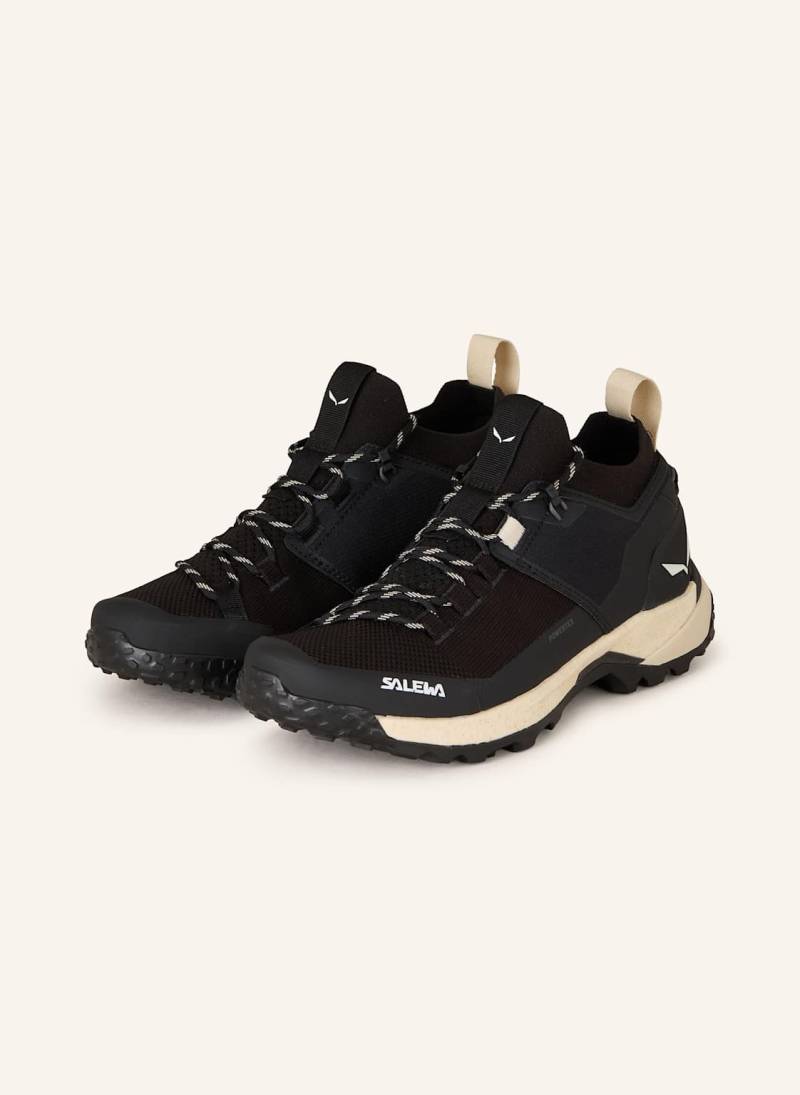 Salewa Wanderschuhe Puez 2 Knit Powertex schwarz von Salewa