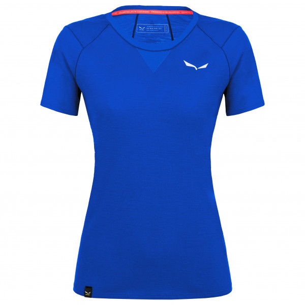 Salewa - Women's Agner AM - Merinoshirt Gr 36 blau von Salewa