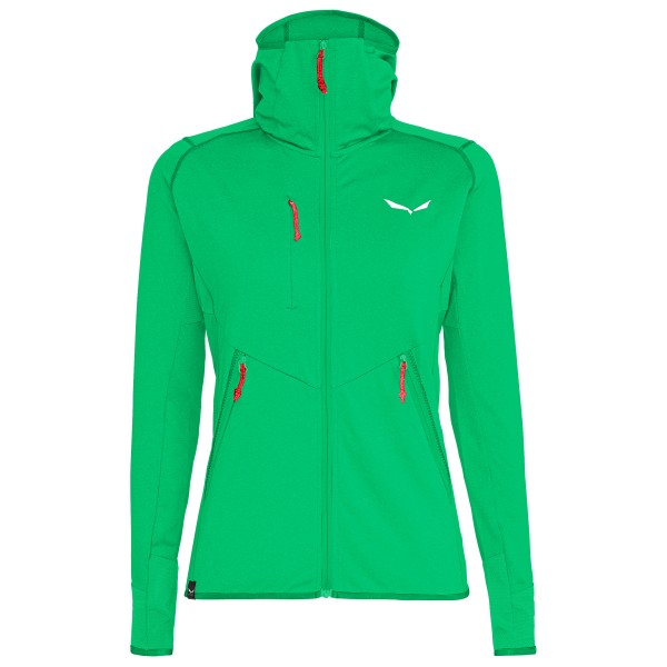 Salewa - Women's Agner Hybrid Polarlite Fullzip Hoody - Fleecejacke Gr 36 grün von Salewa