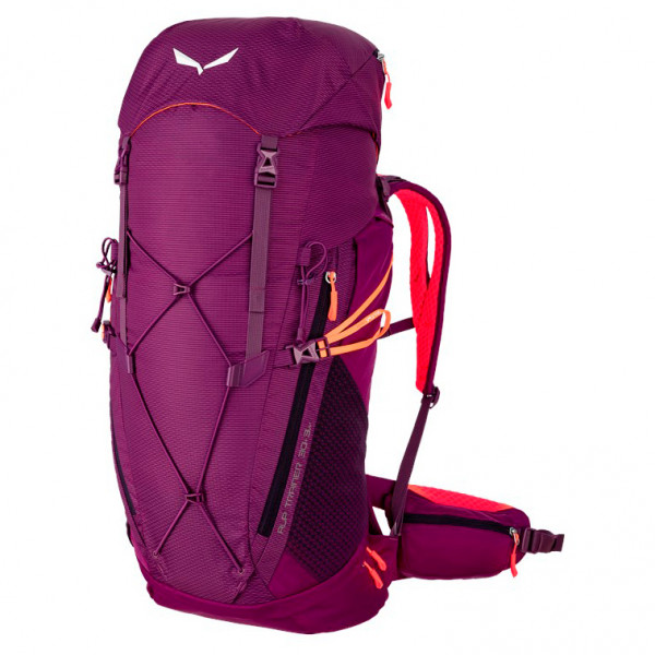 Salewa - Women's Alp Trainer 30+3 - Wanderrucksack Gr 30+3 l grau;grau/schwarz;rot von Salewa