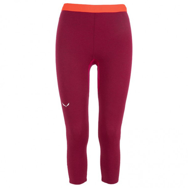 Salewa - Women's Cristallo Warm AMR 3/4 Tight - Merinounterwäsche Gr 34;38;40;42 oliv;rot;schwarz von Salewa