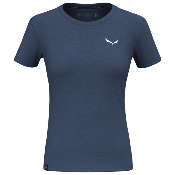 Salewa - Women's Eagle Minilogo AM T-Shirt - Merinoshirt Gr 40 blau von Salewa