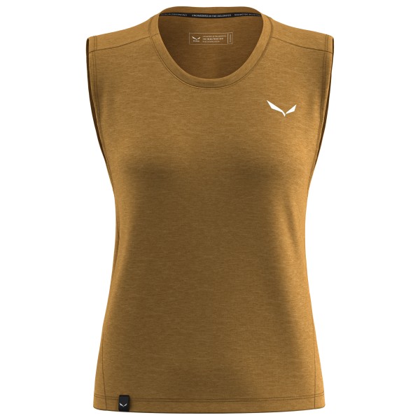 Salewa - Women's Eagle Minilogo Alpine Merino Tank Top - Merinoshirt Gr 34;36;38;40;42 ;oliv von Salewa