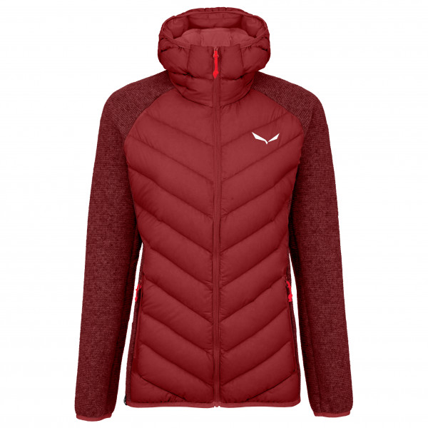 Salewa - Women's Fanes Sarner/Down Hybrid Jacket - Daunenjacke Gr 34 rot von Salewa