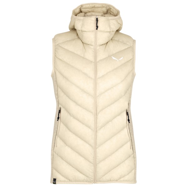 Salewa - Women's Fanes Sarner RDS Down Hybrid Vest - Daunengilet Gr 36 beige von Salewa