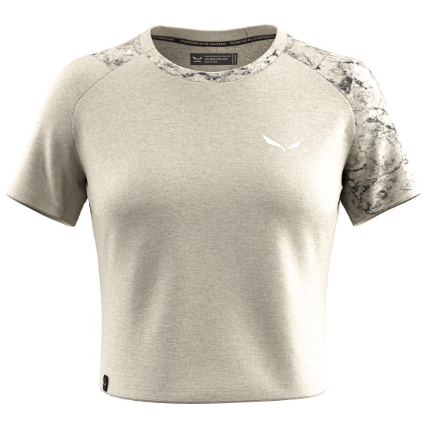 Salewa - Women's Lavaredo Hemp Crop T-Shirt - Funktionsshirt Gr 36 beige/grau Salewa - Women's Lavaredo Hemp Crop T-Shirt - Funktionsshirt Gr 36 beige/grau von Salewa