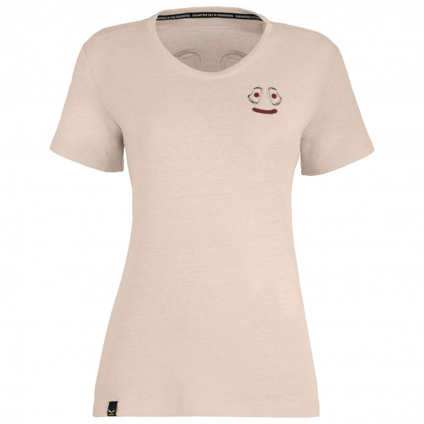 Salewa - Women's Lavaredo Hemp Print T-Shirt - Funktionsshirt Gr 36;38;40;42 beige von Salewa