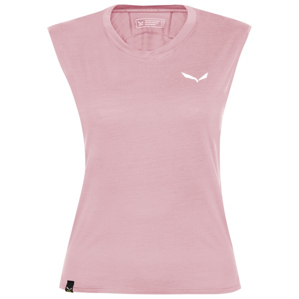 Salewa - Women's Pedroc Alpine Merino Tanktop - Merinoshirt Gr 40 rosa von Salewa