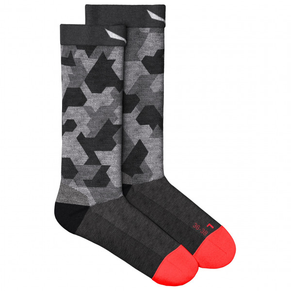 Salewa - Women's Pedroc Camu All Mountain Crew Sock - Wandersocken Gr 36-38 grau Salewa - Women's Pedroc Camu All Mountain Crew Sock - Wandersocken Gr 36-38 grau von Salewa