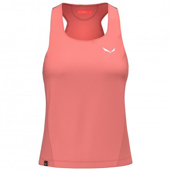 Salewa - Women's Pedroc Dry Hybrid Tank Top - Tank Top Gr 34 rot von Salewa