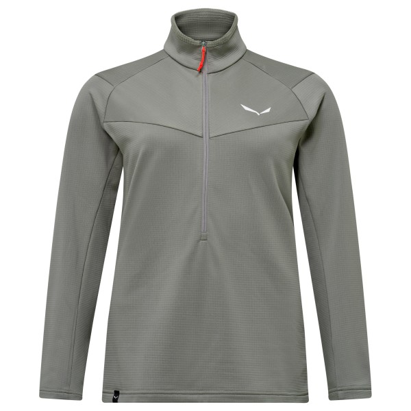 Salewa - Women's Puez Cammino PL Half Zip Jacket - Fleecepullover Gr 42 grau von Salewa