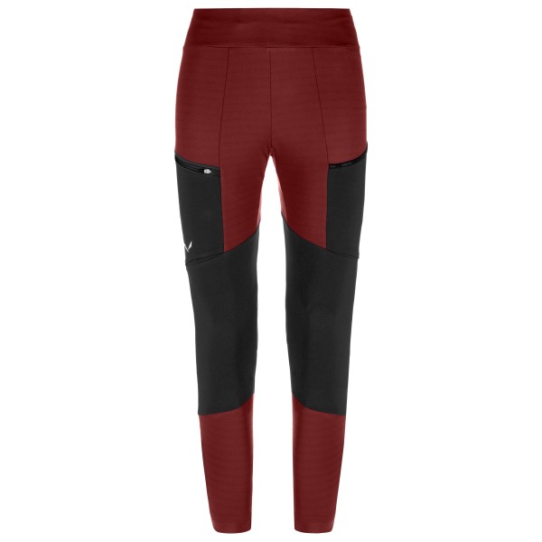 Salewa - Women's Puez Dry Responsive Cargo Tights - Trekkinghose Gr 34 rot von Salewa