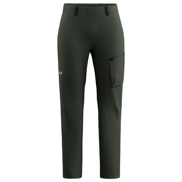 Salewa - Women's Puez Hemp/DST Pant - Trekkinghose Gr 38 schwarz/oliv von Salewa