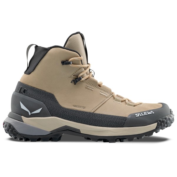 Salewa - Women's Puez Leather Mid PTX - Wanderschuhe Gr 9 beige/grau von Salewa