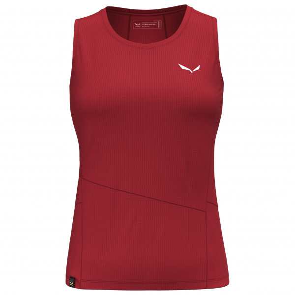 Salewa - Women's Puez Sporty Dry Tank - Tank Top Gr 34 rot von Salewa