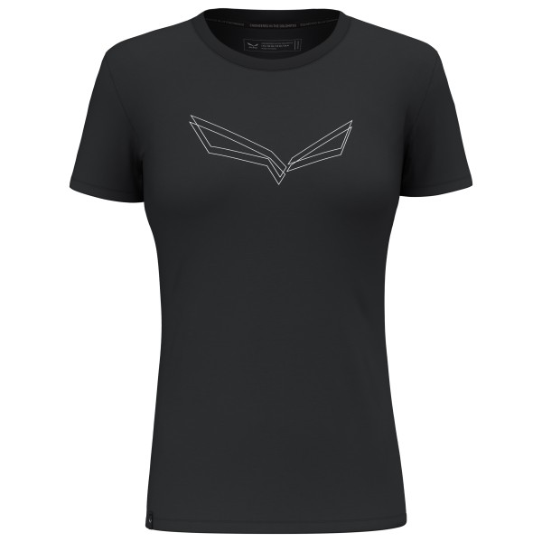 Salewa - Women's Pure Eagle Frame Dry T-shirt - T-Shirt Gr 36;38;40 rot von Salewa